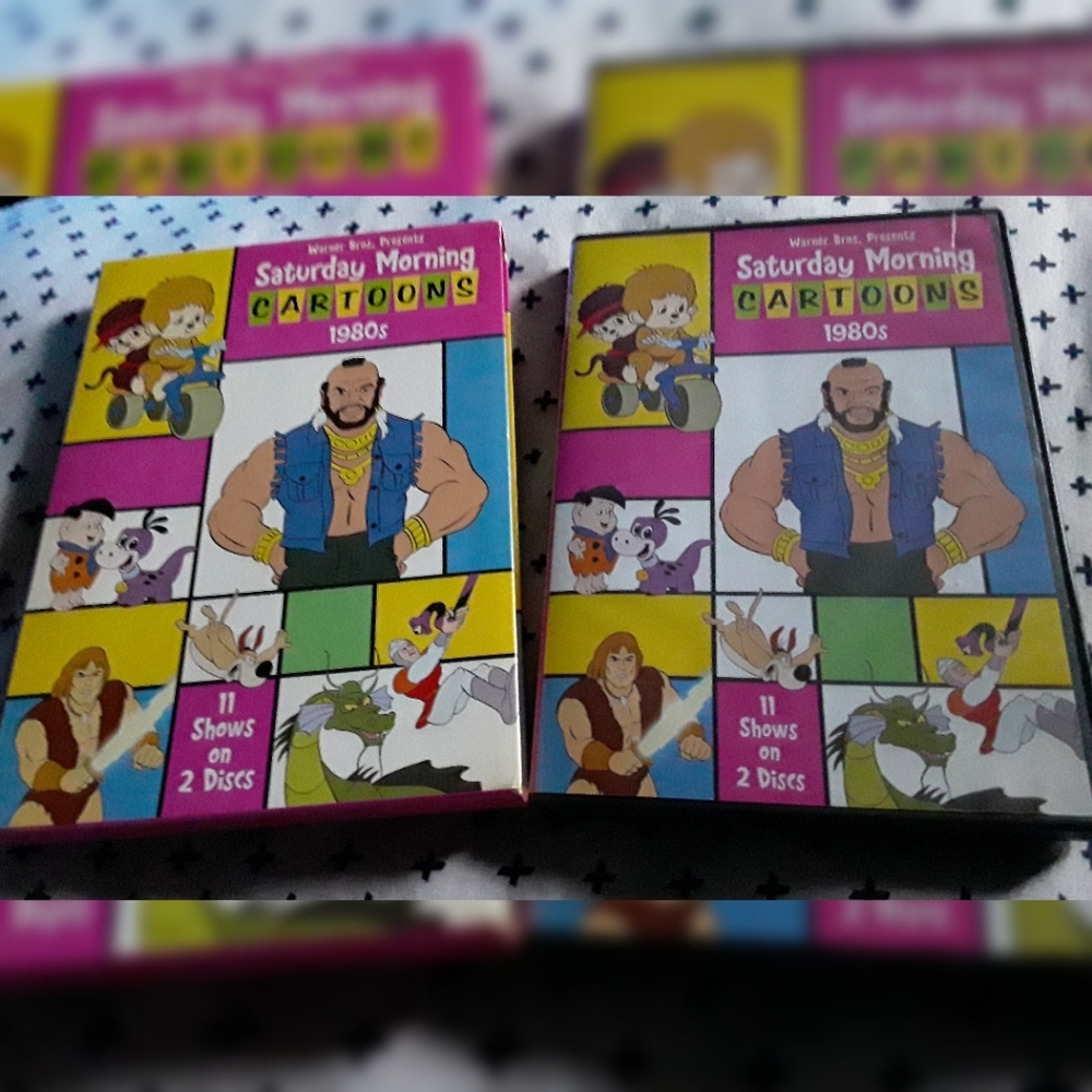 Saturday Morning Cartoons 1980s DVD. Flintstone Kids, Monchhichis. etc